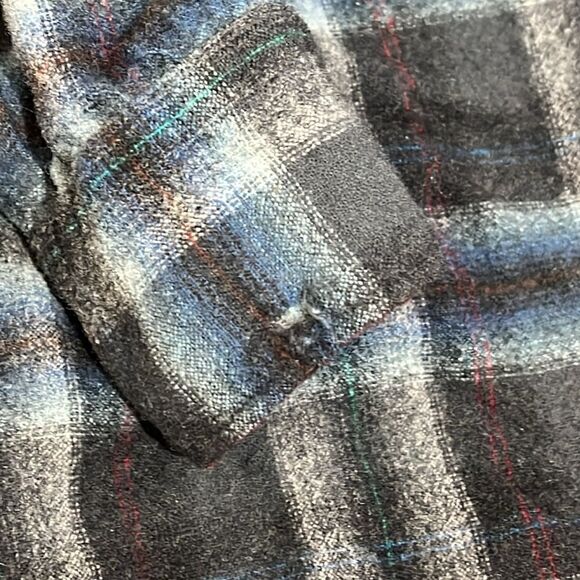 Pendleton Vintage Pendleton Wool Flannel Pearl snap L - Picture 7 of 9